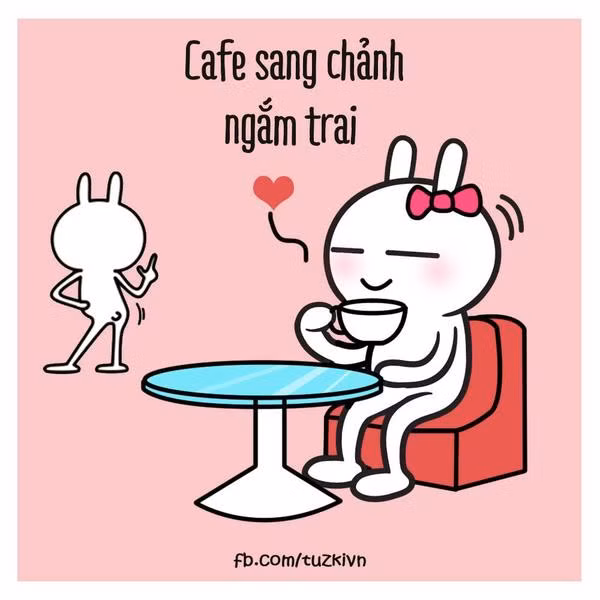 Sau khi kết thúc những công đoạn chuẩn bị ngày mùng 8/3 tại nhà, các "nàng ế" bắt đầu "bung lụa" bằng cách chọn một quán cafe quy tụ cực nhiều trai đẹp để ngắm cho đã mắt.