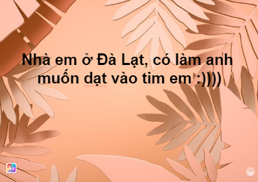Nhiều địa chỉ các bạn trẻ đang ở đã được đưa vào câu thả thính mới toanh này.