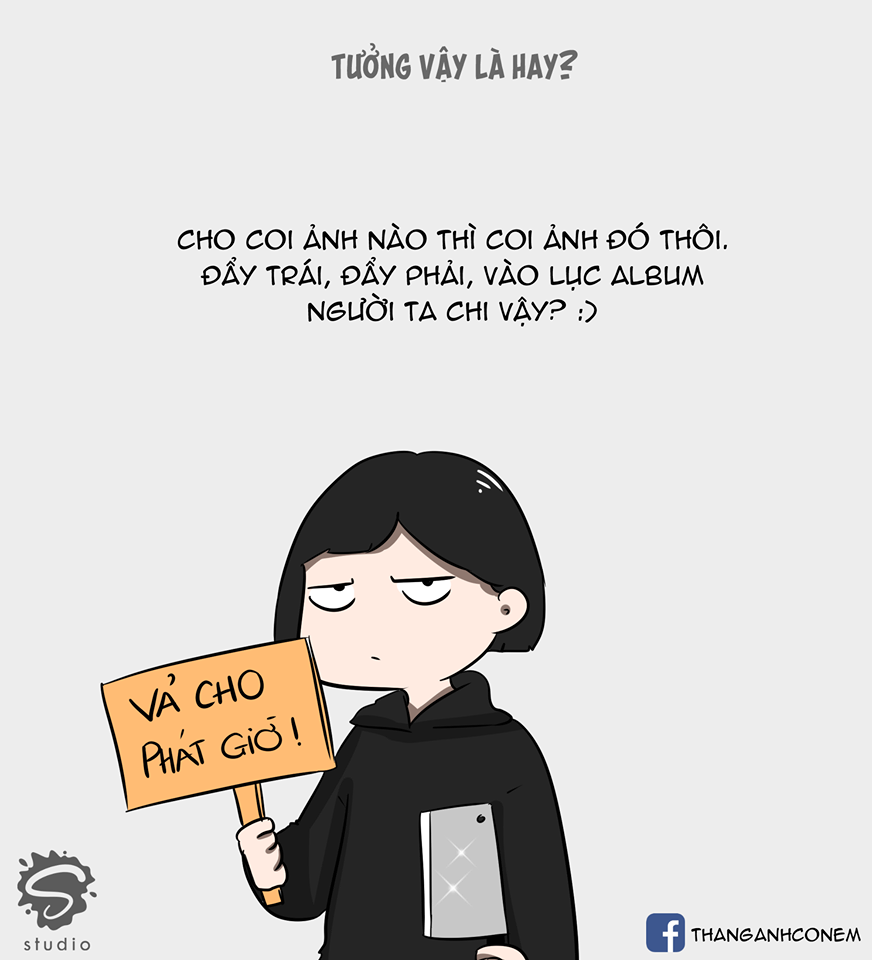 Chỉ vì hành động lỡ xem bức ảnh không được phép mà bị dọa "vả cho phát giờ".