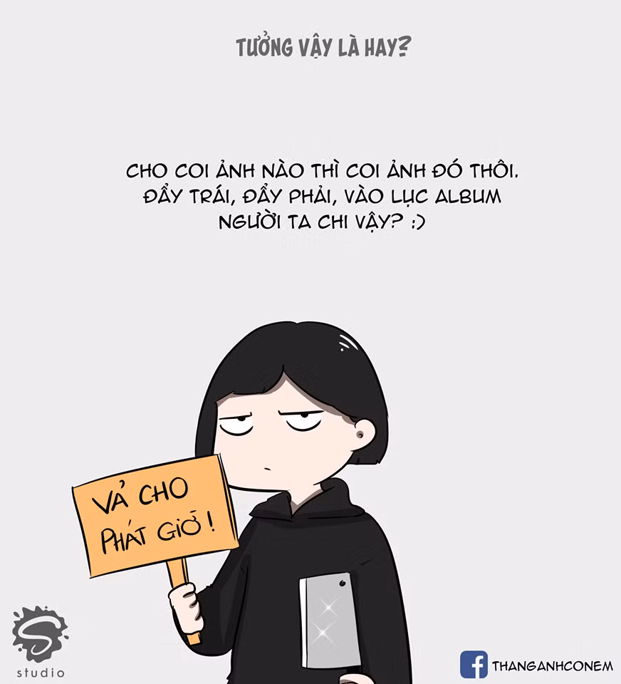 Chỉ vì hành động lỡ xem bức ảnh không được phép mà bị dọa "vả cho phát giờ".