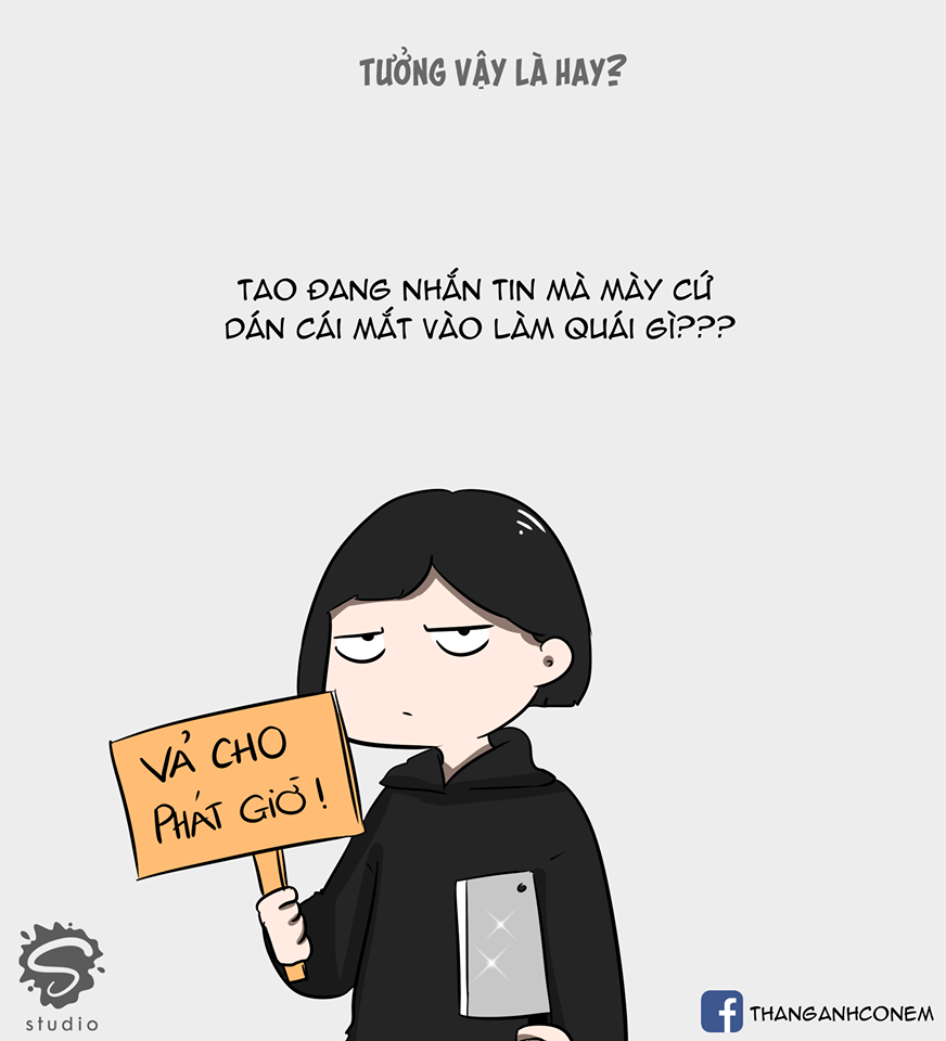 Chứng kiến bộ ảnh này, nhiều dân mạng cười ngặt nghẽo và đưa ra ý kiến rằng nó thật giống mình mỗi khi cáu gắt với đứa bạn.