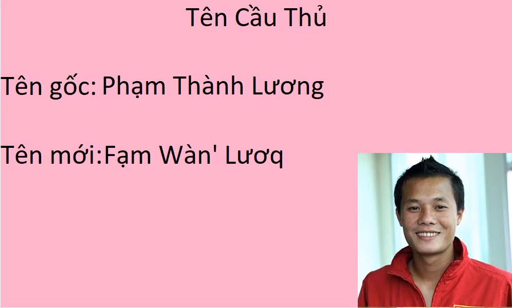 Nhiều NHM bóng đá Việt Nam còn nhận xét, nếu đề xuất của PGS.TS Bùi Hiền được áp dụng thì không hiểu bình luận viên sẽ đọc ra sao, các bài báo sẽ viết như nào khi nhắc đến tên các cầu thủ nội.