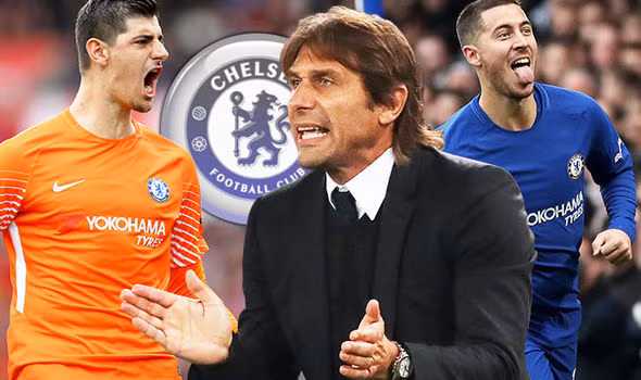 Chelsea giữ chân Hazard và Courtois: HLV Antonio Conte vừa lên tiếng hối thúc BLĐ Chelsea phải nhanh chóng hoàn tất việc gia hạn hợp đồng với hai ngôi sao Eden Hazard và Thibaut Courtois. Courtois còn hợp đồng đến 2019, có mức lương 120.000 bảng mỗi tuần. Trong khi đó, lương của Hazard là 200.000 bảng/tuần, thời hạn đến 2020. Cả hai đang là mục tiêu hàng đầu của Real Madrid, đội bóng cải tổ mạnh mẽ vào mùa Hè 2018. Ảnh: Goal