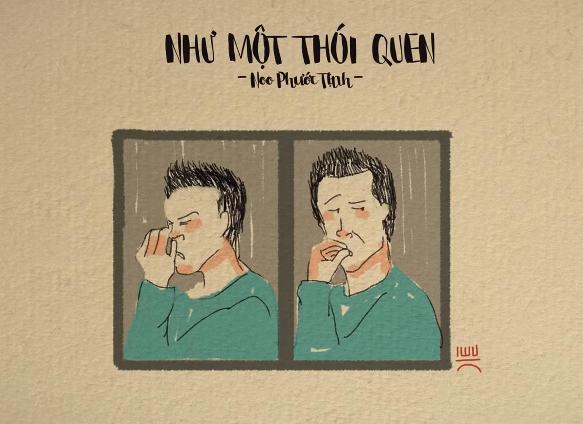 Cùng xem bộ tranh miêu tả tựa bài hát theo đúng nghĩa đen của tác giả 9X Trần Thiện Kiều. Ảnh sử dụng trong bài: Facebook nhân vật.