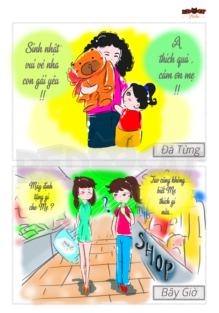 Để nhắc nhớ về ngày này, dân mạng đã chia sẻ lại bộ ảnh đặc biệt miêu tả về những công việc hàng ngày của các bà mẹ. Thêm nữa cũng là để nhắc nhớ những người con hãy quay về và thể hiện tình cảm với người đã mang nặng đẻ đau ra mình.