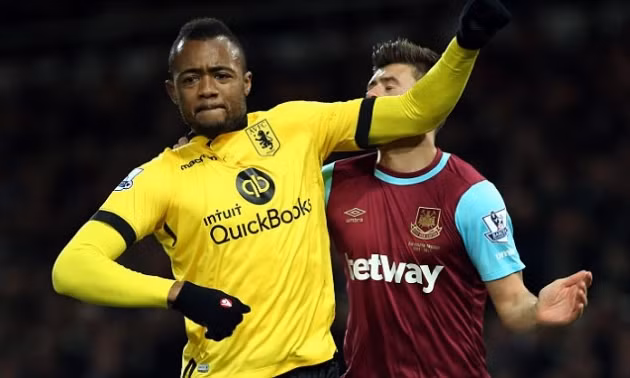 Tiền đạo Jordan Ayew hiện đang thi đấu cho Aston Villa xếp thứ 8 với 24 lần phạm lỗi.