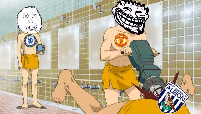 Tuần trước West Brom đã làm khổ Chelsea nhưng tuần này họ đã bị Man United đã trả thù cho Chelsea một cách xuất sắc.