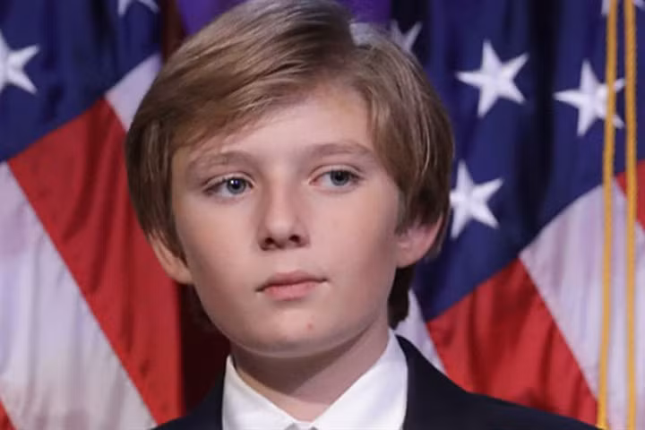 Con trai Tong thong My xinh xan, banh bao me hoac dan mang