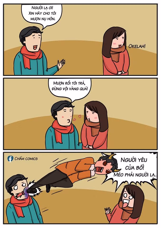 Ra đường tán gái với câu người lạ ơi và cái kết đắng ngắt.