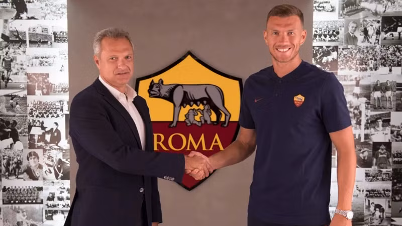 AS Roma thuyết phục Edin Dzeko đặt bút kí vào bản hợp đồng mới có thời hạn đến tháng 6/2022. Điều này đã giúp ban lãnh đạo "bầy sói" thở phào nhẹ nhõm.