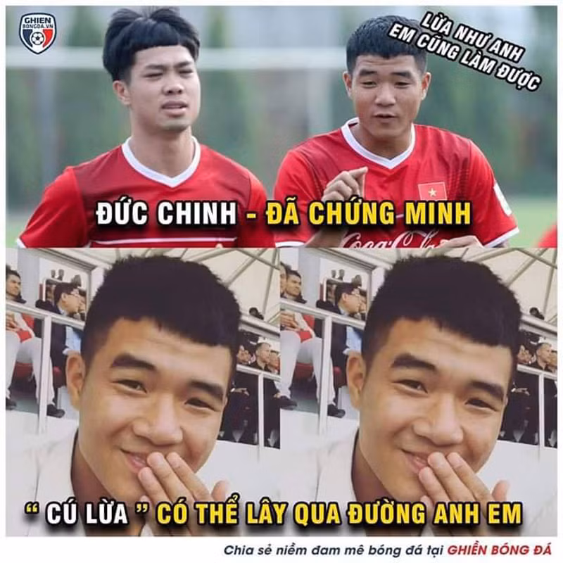 Với các tình huống dứt điểm trong tư thế mười mươi, Đức Chinh được cho là thay thế vị trí của Công Phượng trong vai trò "thánh lừa" của đội tuyển Việt Nam.