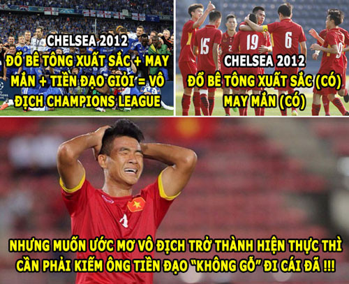 Đức Chinh còn được biết đến với cái tên "Chinh Gỗ" vì những pha bỏ lỡ tình huống ăn bàn đáng tiếc.