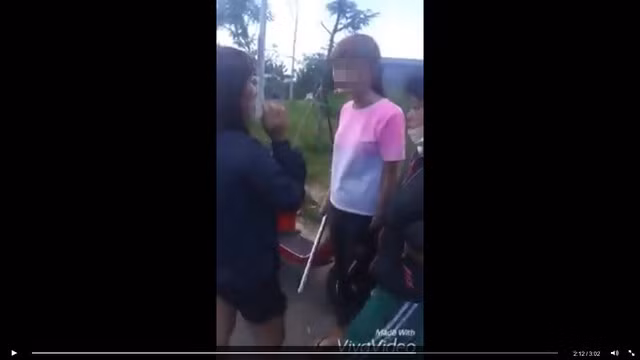 Hai hung nu sinh Da Nang danh ban bang gay sat-Hinh-3