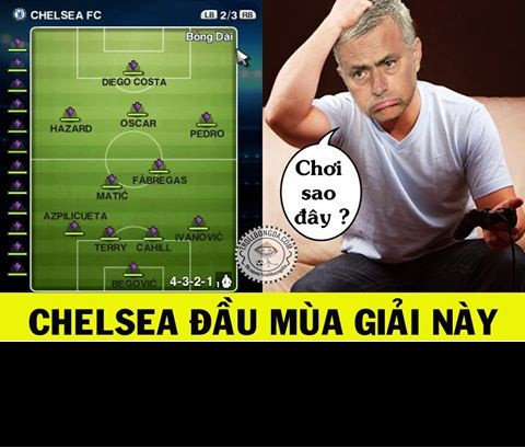 Phong độ rất tồi tệ của các cầu thủ khiến cho Mourinho loay hoay với đội hình của Chelsea khi không biết tung cầu thủ nào vào sân.