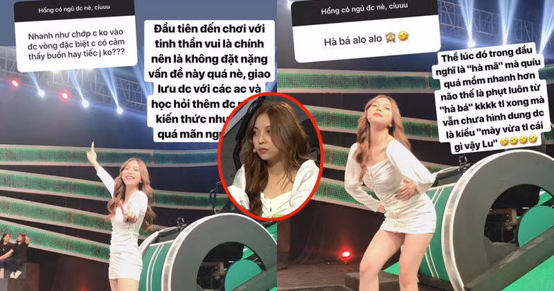 Chưa dừng lại ở đó, Nhật Lê lại tiếp tục thể hiện vốn kiến thức hạn hẹp của mình khi cho rằng loại động vật lớn nhất thế giới hiện tại là "Hà Bá". Để biện bạch cho câu trả lời sai của mình, người yêu cầu thủ Quang Hải cho rằng do mình trả lời nhanh quá nên bị sai.