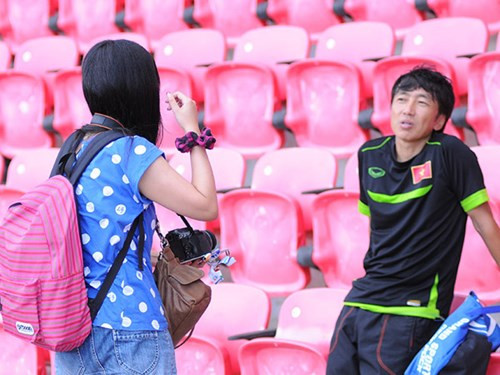 Tại SEA Games 28 này, Megumi Hata cũng sẽ đồng hành với U23 Việt Nam trong từng trận đấu diễn ra tại nước chủ nhà Singapore. Ảnh: ANTĐ.