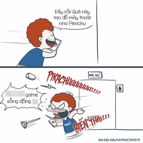 Chỉ ngay sau một ngày ra mắt, game Pokemon Gotrên điện thoại đã trở nên vô cùng "hot". Cũng từ trò chơi này, bắt đầu xuất hiện những câu chuyện bi hài, châm biếm được dân mạng miêu tả qua loạt ảnh chế.