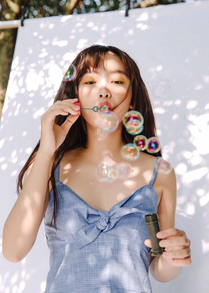 Phương Lan được bạn bè dành nhiều lời khen với các bộ ảnh hay MV kiểu Nhật, trong hình tượng nữ sinh Nhật.