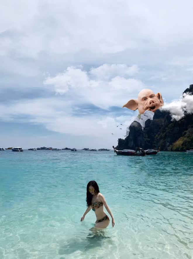 Trong hàng nghìn bình luận được dân mạng tới tấp gửi về, xuất hiện không ít những tác phẩm "xuất sắc" từ những "thánh" chỉnh ảnh lỗi lạc được CĐM để lại.