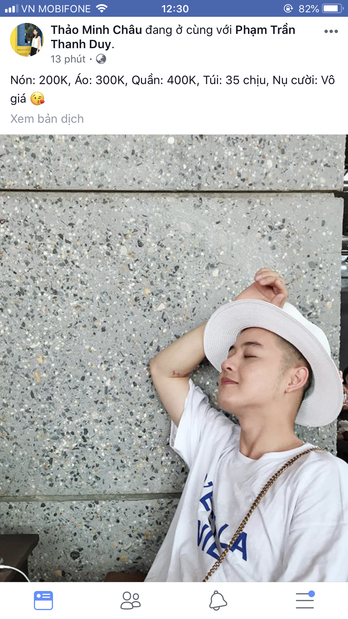 Ca sĩ Thanh Duy trở thành mục tiêu trong một bức ảnh chế khoe đồ của fan.