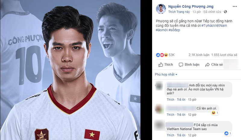 Sau khi trận đấu với Myanmar tại AFF Cup 2018 khép lại, với tỉ số hòa 0-0 trên trang cá nhân của các cầu thủ Việt Nam đã đồng loạt thay ảnh đại diện.