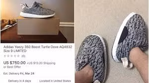 Một chàng trai cũng nhận "quả đắng" khi giàyqua mạng. Tình hình chung của nhiều người mua đồ online là thường mắc bẫy hàng thật không giống ảnh.