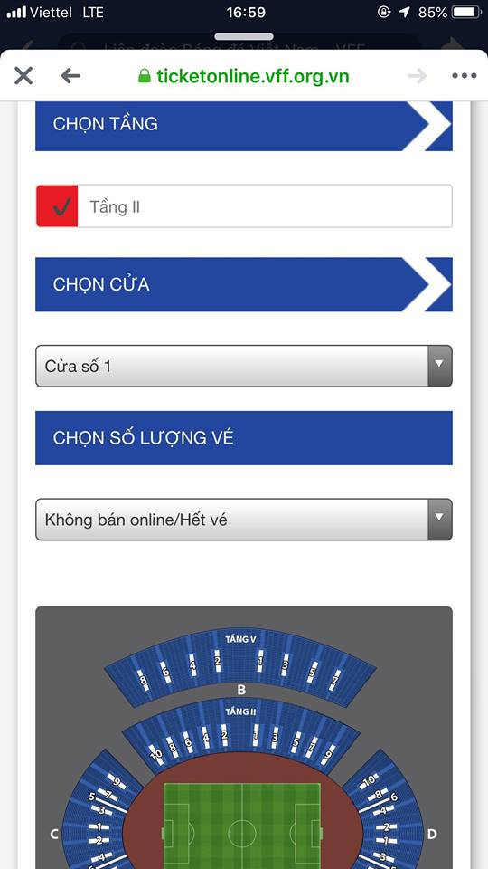 Sot ve online tran san nha doi tuyen Viet Nam o AFF Cup 2018