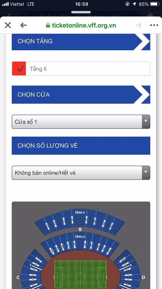 Sot ve online tran san nha doi tuyen Viet Nam o AFF Cup 2018