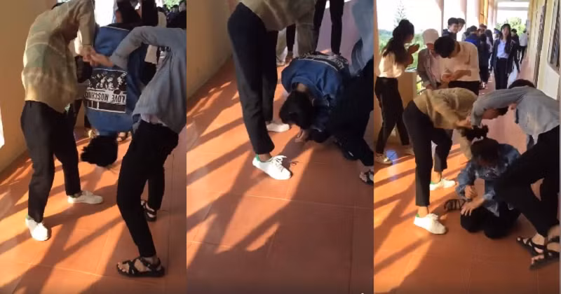 Để thực hiện thử thách lộn người, mỗi đội cần 3 người tham gia. Hai người dùng tay hỗ trợ thành viên còn lại thực hiện cú lộn ngược người.