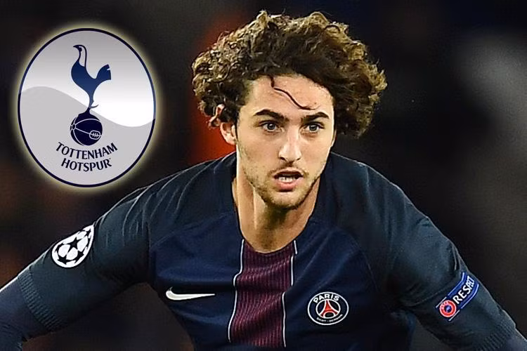 Tottenham đã có động thái bất ngờ bằng việc sẵn sàng chi 20 triệu bảng để chiêu mộ tiền vệ Adrien Rabiot, người sẽ hết hạn hợp đồng với PSG vào cuối mùa giải này. Hiện Rabiot đang được khá nhiều CLB châu Âu liên hệ.