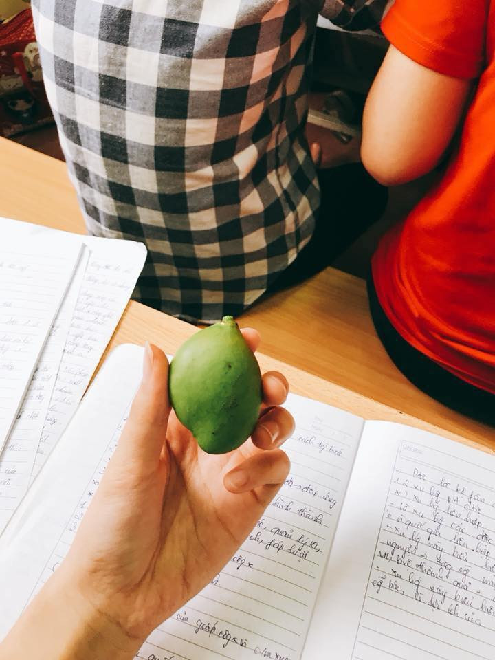 Chiến tích trộm xoài nhanh chóng được dân mạng cập nhật.