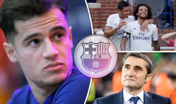 Philippe Coutinho vừa ra mắt sân Nou Camp đã phạm điều "cấm kị" bởi sự thân thiết với các sao của đối thủ không đội trời chung - Real Madrid.