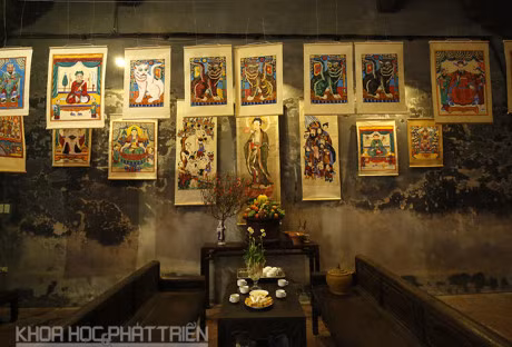 Chưa kể, rất nhiều những làng nghề cổ của Hà Nội cũng được lựa chọn để đưa vào góc văn hóa Tết xưa. Ảnh: Khoa học phát triển