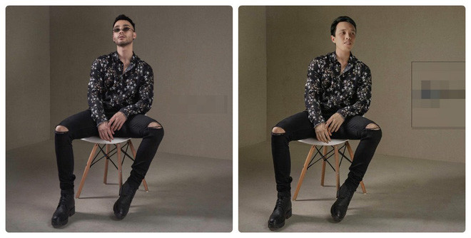 Sau một vài thủ thuật photoshop, gương mặt của "thánh ghép ảnh" này đã xuất hiện trên thân hình siêu mẫu thời trang quốc tế.