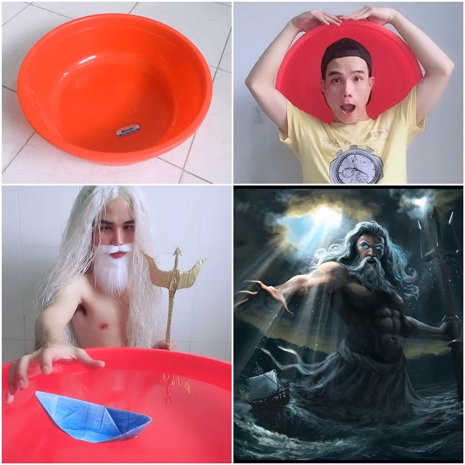 Cũng chính từ việc cosplay theo dạng "có gì làm nấy" nên rất nhiều những phiên bản lỗi của nghệ thuật hóa trang này đã được tạo ra khiến CĐM cười rớt hàm.