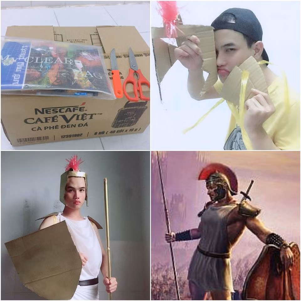 Ngay sau khi màn cosplay phiên bản lỗi của chàng trai bí ẩn được đăng tải, dân mạng tỏ ra vô cùng thích thú và liên tục chia sẻ để bạn bè cùng xem.
