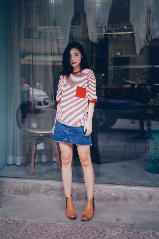 Với khả năng diễn xuất, gương mặt xinh đẹp cùng chiều cao lý tưởng, nhiều người kỳ vọng cô sẽ tỏa sáng ở lĩnh vực người mẫu trong tương lai. Ảnh sử dụng trong bài: Facebook nhân vật.