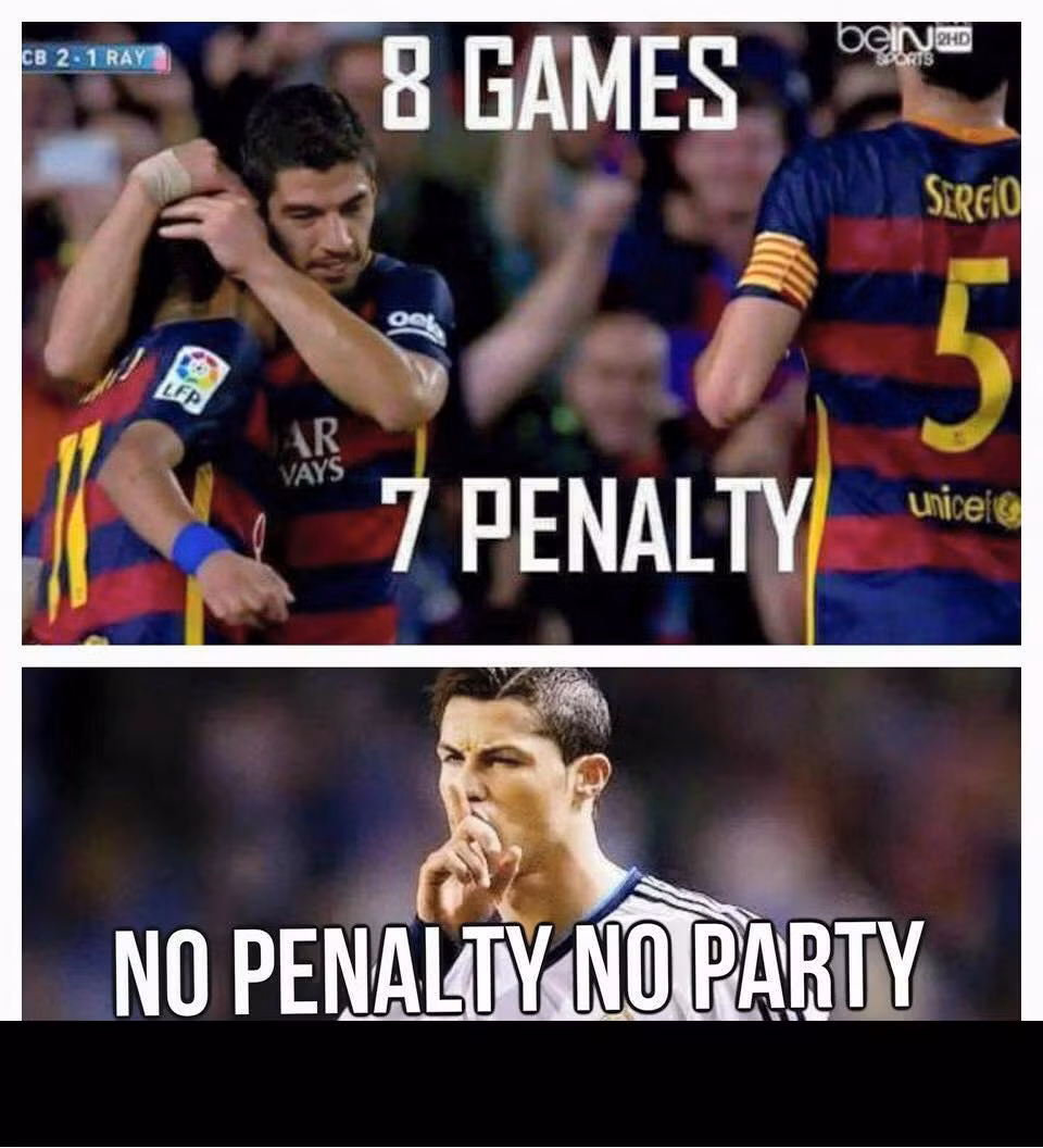 Với Cris Ronaldo, không penalty là sẽ không có tiệc tùng.