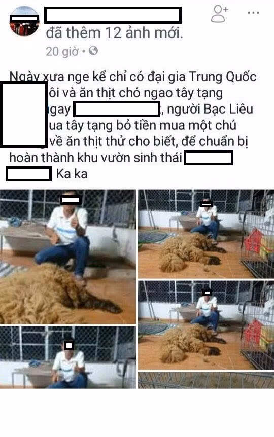 Không chỉ có đăng tải đoạn clip, người đàn ông trên còn chia sẻ dòng trạng thái khiến nhiều người bất bình và cho rằng nhân vật này chỉ muốn gây sự chú ý, câu like và quảng cáo cho khu sinh thái gì đó mà mình có đóng góp cổ phần.