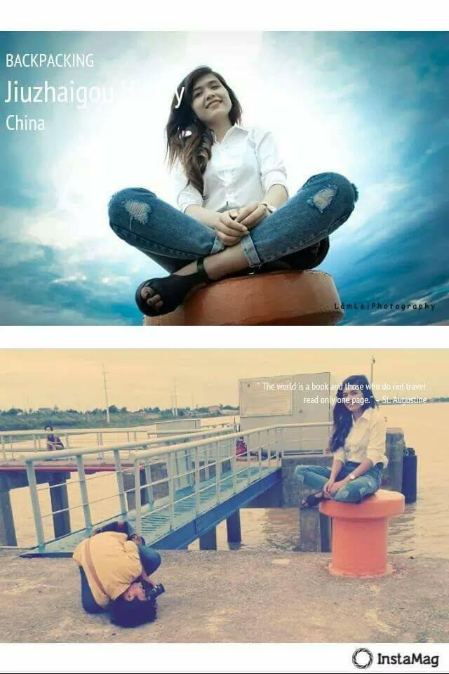 Nhào lộn, quằn quại để tạo dáng chụp là những hình ảnh không quá khó tìm trong những bức ảnh hậu trường.