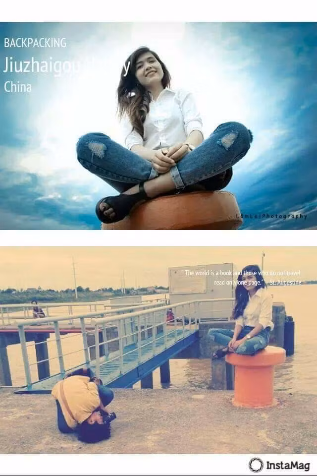 Nhào lộn, quằn quại để tạo dáng chụp là những hình ảnh không quá khó tìm trong những bức ảnh hậu trường.