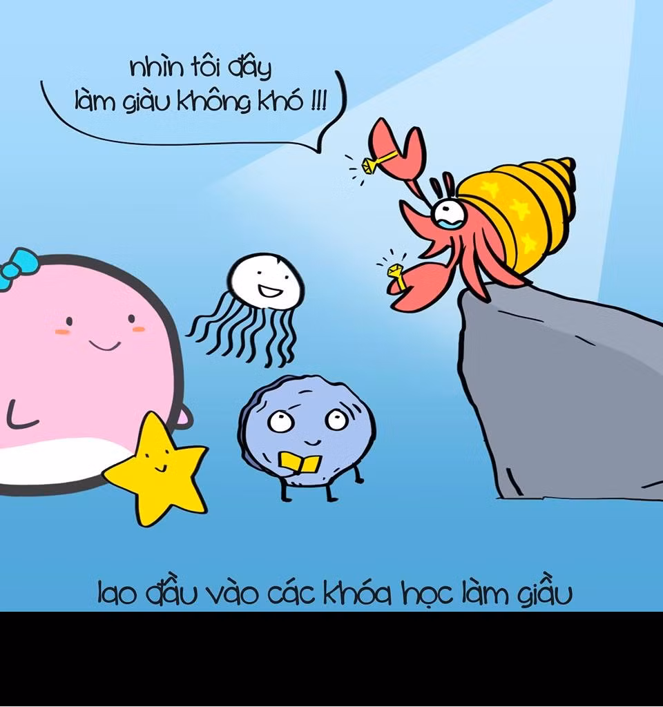 Lao vào những khóa học, công việc làm giàu.