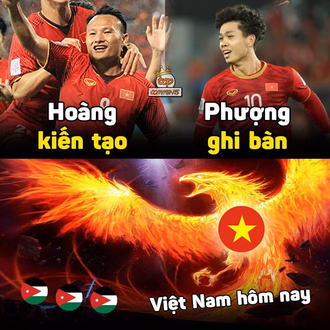 Cặp đôi Phượng - Hoàng đã mang đến thế trận cân bằng trên bảng tỷ số cho đội tuyển Việt Nam.