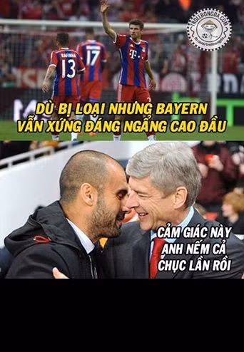 Trong mắt các cầu thủ Bayern Munich, dù họ đã bị loại khỏi UEFA Champions League nhưng họ vẫn ngẩng cao đầu.