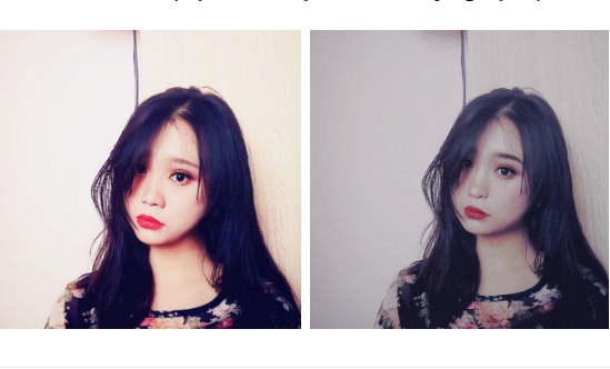 Thu gọn khuôn mặt và chỉnh lại chút ánh sáng từ màu ảnh đã chữa cháy cho cô gái này rất nhiều về nhan sắc.