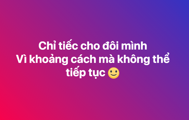 &#x1d;&#x1d;Từ khi Thu Trang công khai người yêu đến nay là được 2 tháng. Mới đây, trên trang cá nhân của mình, nữ sinh vòng 1 khủng đã đăng tải dòng trạng thái chia tay bạn trai và ngay lập tức nhận về không ít ý kiến trái chiều từ dân mạng.