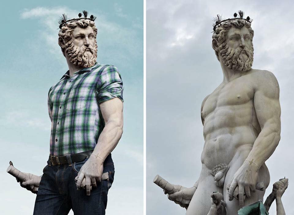 Mới đây trên mạng xã hội, bộ ảnh mặc quần áo cho tượng phồn thực nổi tiếng thế giới đã được đăng tải và nhanh chóng nhận được sự hưởng ứng nhiệt tình từ dân mạng. Không chỉ để lại bình luận mà rất nhiều người đã nhanh tay chia sẻ để bạn bè cùng xem và đưa ra những ý kiến đánh giá của mình.