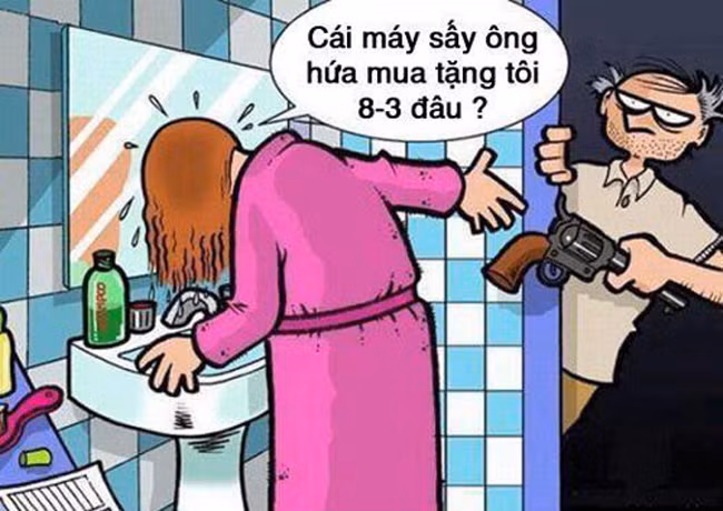 Khi đàn ông chơi khăm phụ nữ ngày 8/3.