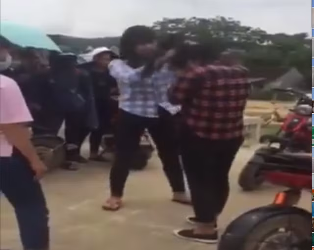 Thêm nữa, từ chiều ngày 18/5 đến sáng ngày 19/5, trên mạng xã hội xuất hiện một clip ghi lại cảnh nữ sinh xông vào đánh đập dã man với một nữ sinh khác trước sự chứng kiến của rất nhiều học sinh khác. Vừa đánh người, hai em nữ liên tục chửi thề. Trong lúc bạn bị đánh các em không hề can ngăn, ngược lại còn có lời nói hô hào, cổ vũ cho việc đánh đập. Sự việc chỉ được dừng lại khi xuất hiện một phụ lớn tuổi hơn vào can ngăn.