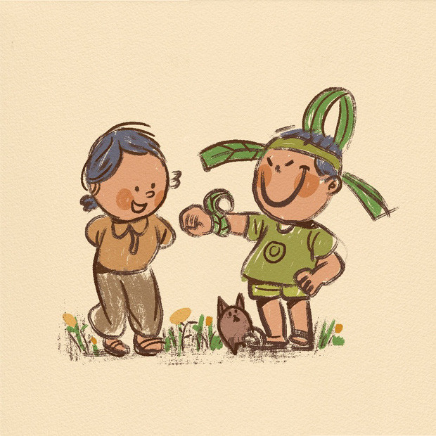 Bất chợt, muốn đưa các em trở lại với sân chơi của 8x 9x trước đây để các em hiểu được rằng: Vui chơi lấm bẩn quý giá biết chừng nào!